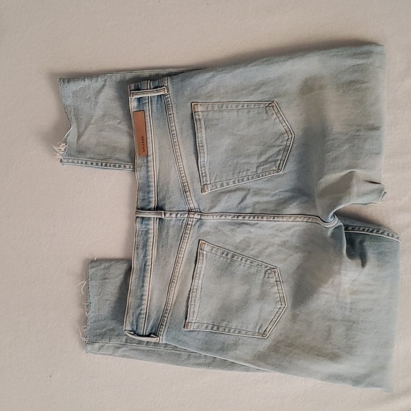 GRLFRND Karolina High-Rise Straight Distressed Jeans Sz 32W - Picture 15 of 15